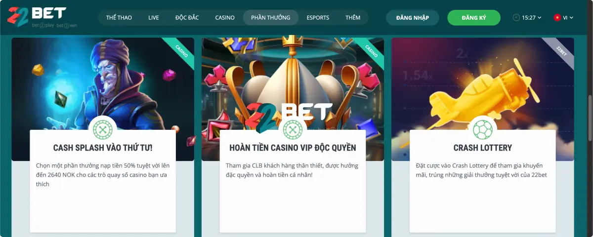 22Bet Tải xuống